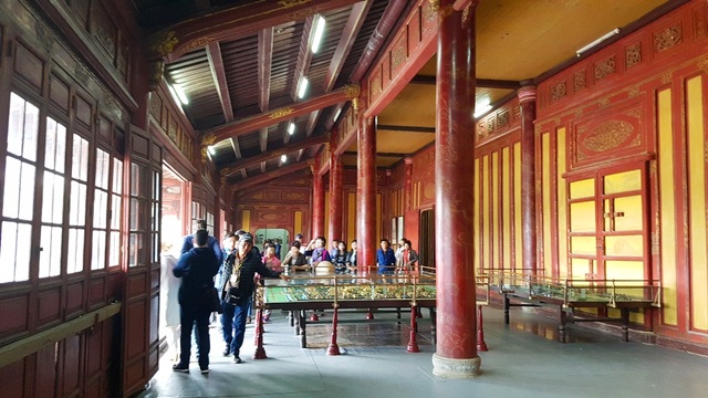 “Bật mí” những điểm Nhật hoàng đi thăm trong Hoàng cung Huế - 9 Sa bàn ở sau điện Thái Hòa