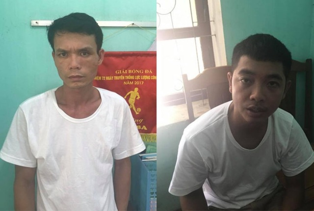 Vụ bịt mặt dùng súng bắn 3 người: 2 đối tượng ra đầu thú - 1
Hảo và Sơn tại cơ quan công an