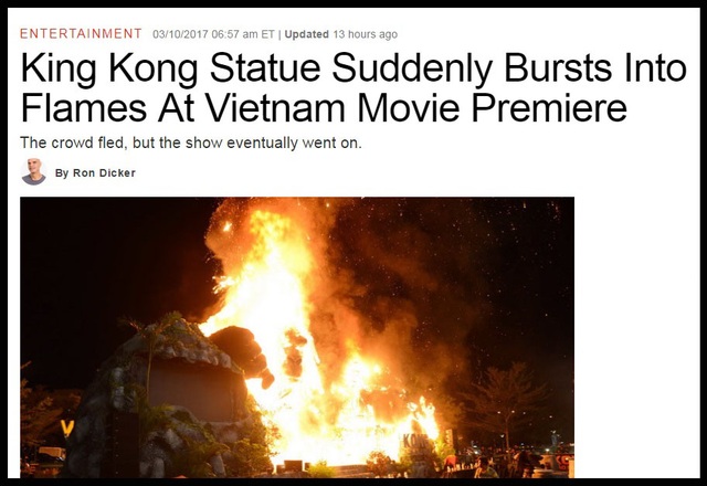 “Kong” thu về hơn 18 tỷ đồng tại Việt Nam chỉ sau một ngày công chiếu - 10 Tờ Huffington Post (Mỹ)