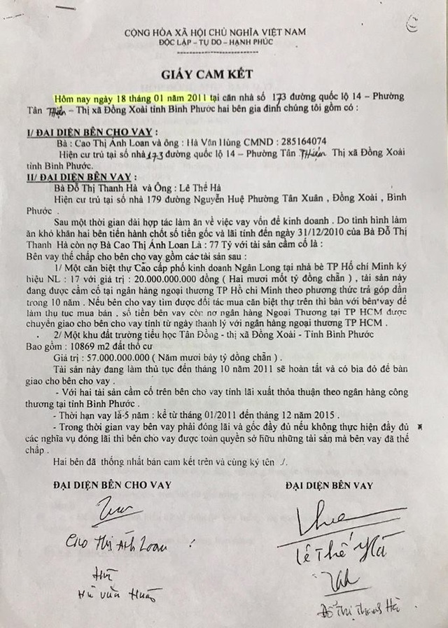 Vụ vay 77 tỷ đồng rồi “cù nhây” không trả: Không cấu thành tội phạm hình sự? - 4 Vụ vay 77 tỷ đồng rồi “cù nhây” không trả: Không cấu thành tội phạm hình sự? - 4