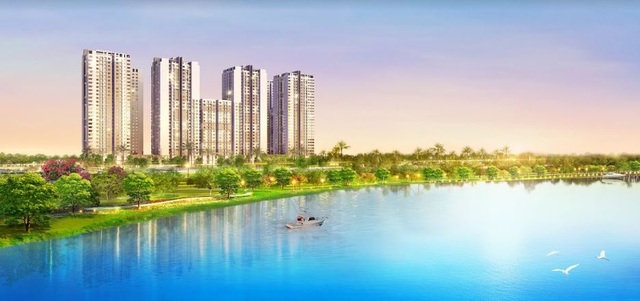 Giải bài toán tài chính cho gia đình trẻ mua nhà - 3 Saigon South Residences là dự án được thị trường hấp thụ khá tốt đạt con số gần 1.500 căn trong 4 đợt công bố. Ảnh tầm nhìn sông của các căn hộ tòa nhà D có hướng Đông Bắc