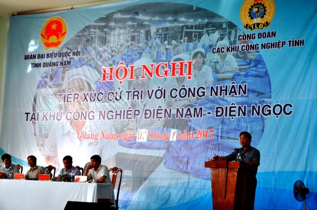 Quảng Nam: Công nhân kiến nghị nhiều đề xuất về đời sống an sinh - 4 Ông Lê Trí Thanh – Phó Chủ tịch tỉnh Quảng Nam - giải đáp quan tâm, lo lắng của công nhân