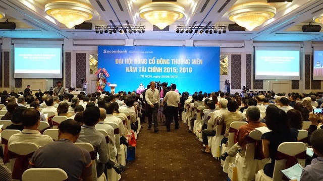 ĐHĐCĐ Sacombank: "Nóng" chuyện nhân sự chủ chốt hội đồng quản trị - 1 Toàn cảnh đại hội cổ đông của Ngân hàng Sacombank
