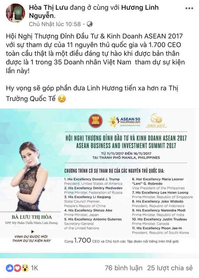 Doanh nhân Lưu Thị Hoà khẳng định vị trí trong thương hiệu mỹ phẩm thiên nhiên Linh Hương - 2 Doanh nhân Lưu Thị Hoà khẳng định vị trí trong thương hiệu mỹ phẩm thiên nhiên Linh Hương - 2
