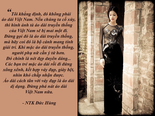 Lùm xùm chuyện áo dài cách tân và ngày xuân cướp lộc - 4 Áo dài cách tân đang bị phá nát, biến dạng? - Chưa khi nào áo dài cách tân lại “hot” và được lăng- xê mạnh mẽ như mùa Tết năm nay. Bên cạnh xu hướng ưa chuộng trang phục mới mẻ thì cũng có ý kiến trái chiều lên án gay gắt “mốt” ào dài, váy đụp đang “làm mưa làm gió” là sự biến tấu dị dạng...