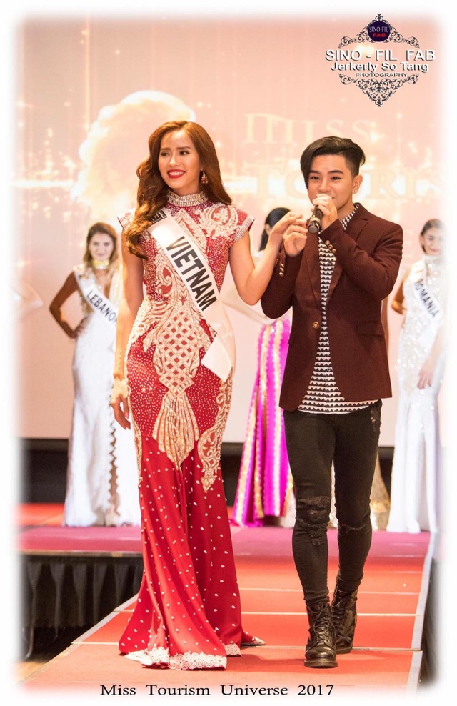 Bella Mai đăng quang Á hậu 1 Miss Tourism Universe 2017 - 1 Bella Mai trong đêm chung kết Hoa hậu du lịch hoàn vũ thế giới.