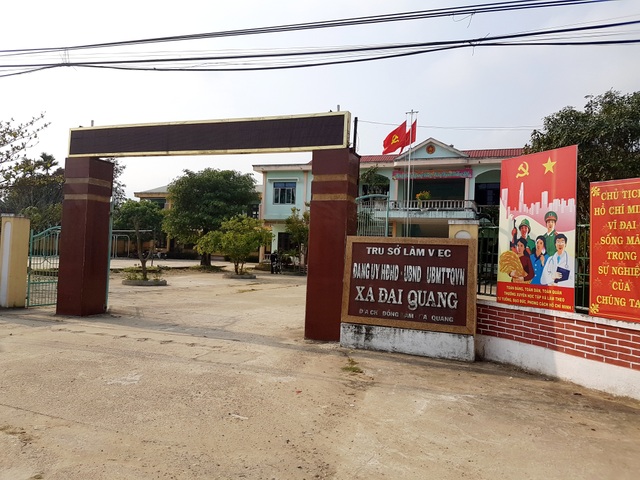 Quảng Nam: Cán bộ tư pháp tố cáo Bí thư xã tham nhũng! - 3 Trụ sở làm việc xã Đại Quang