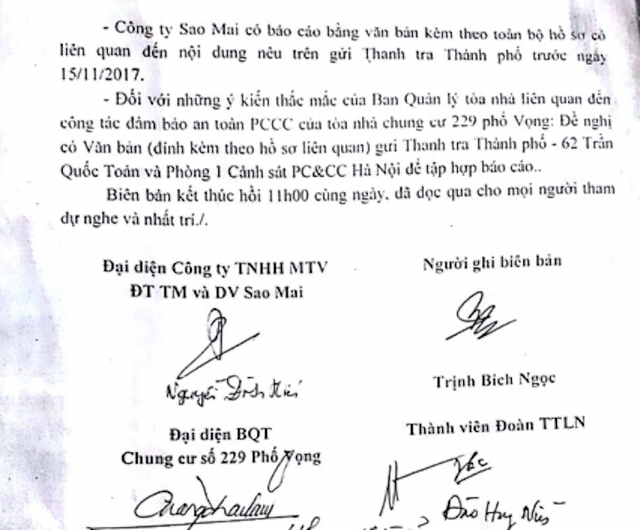 Vụ 229 Phố Vọng: Cơ quan nhà nước cứ kiểm tra, chủ đầu tư cứ không khắc phục? - 5
Các sai phạm không được khắc phục triệt để khiến người dân luôn sống trong sợ hãi.