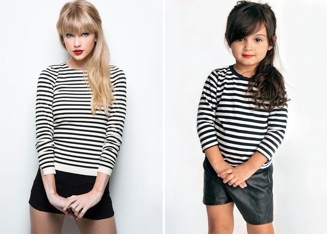 Ngỡ ngàng vẻ dễ thương của bé gái 3 tuổi hóa thân thành ngôi sao - 8 Nữ ca sĩ Taylor Swift và phiên bản “cô bé Scout”