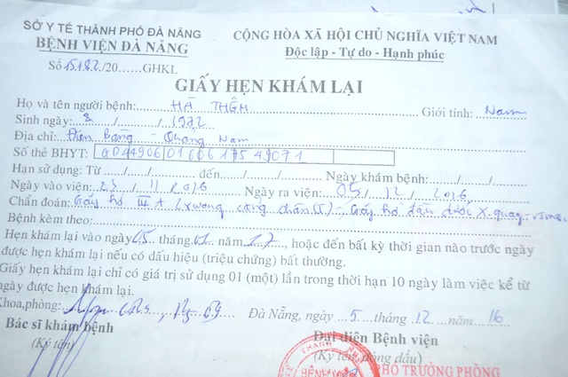 Thiếu 80 triệu đồng, người đàn ông trụ cột gia đình đứng trước nguy cơ tàn phế - 5 Thiếu 80 triệu đồng, người đàn ông trụ cột gia đình đứng trước nguy cơ tàn phế - 5