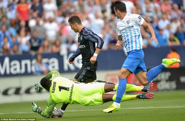 C.Ronaldo lập công, Real Madrid lên ngôi vô địch La Liga - 2
C.Ronaldo mở tỷ số cho Real Madrid ngay ở phút thứ 2