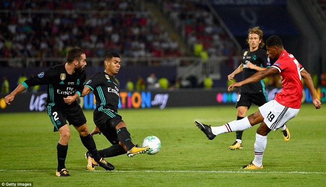 Những khoảnh khắc ấn tượng trong ngày Real Madrid áp đảo toàn diện MU - 3
Sự hiện diện của Rasford không thể giúp MU lật ngược thế cờ