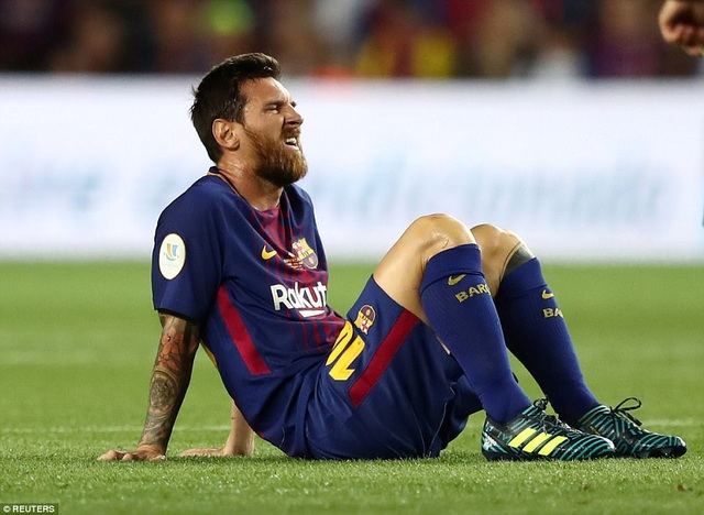 Những khoảnh khắc ấn tượng ở đại chiến Barcelona-Real Madrid tại Nou Camp - 14
Nỗi thất vọng của Lionel Messi