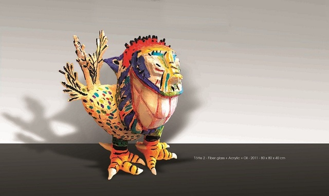 VCCA giới thiệu tác phẩm của họa sĩ đương đại Lê Kinh Tài - 3 Tò he