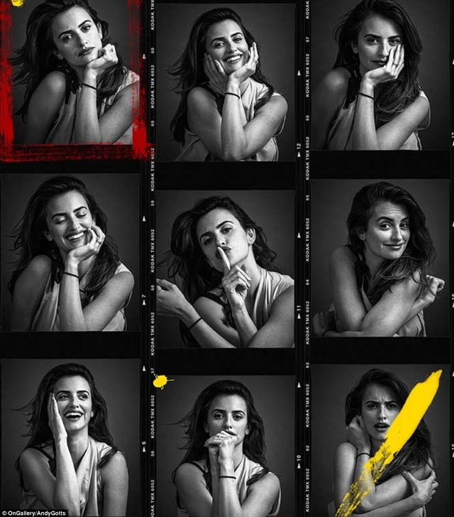 Bật cười khi “sao” cố tình làm mặt xấu - 9 Loạt ảnh chụp nữ diễn viên Penelope Cruz.