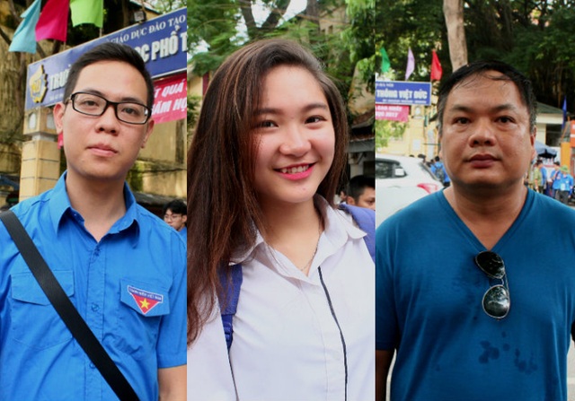 Kì thi ít áp lực nhất từ trước tới nay - 2 Thí sinh, phụ huynh và lực lượng thanh niên tình nguyện cho rằng cách thức tổ chức thi ngay tại địa phương giúp giảm áp lực kì thi một cách đáng kể