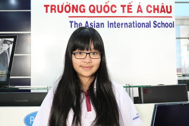 Học sinh Trường Quốc tế Á Châu được 8 trường ĐH Mỹ cấp học bổng - 1 Nguyễn Hoàng Thiên Kim - học sinh Trường Quốc tế Á Châu (Asian School).