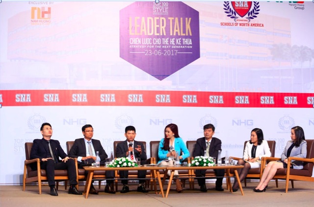 Tranh luận lý do sinh viên thất nghiệp - 1
Các diễn giả tại talkshow Chiến lược cho thế hệ kế thừa