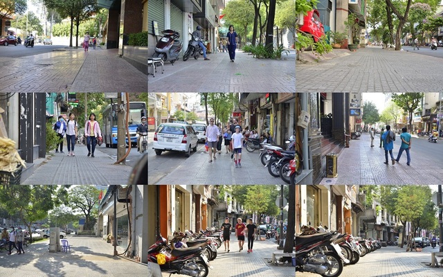 Vỉa hè quận 1 trước và sau 60 ngày thực hiện "chiến dịch giải cứu" - 1 Vỉa hè nhiều tuyến đường ở quận 1 trở nên thông thoáng, sạch đẹp sau chiến dịch ra quân đòi lại vỉa hè của ông Đoàn Ngọc Hải