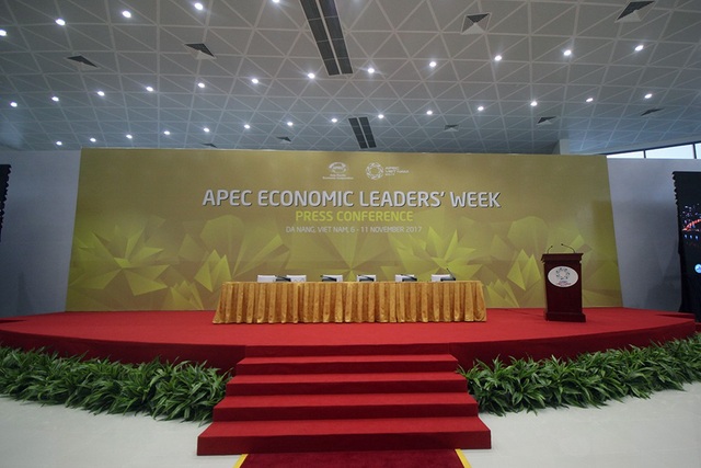 Đà Nẵng đã sẵn sàng cho khai mạc APEC 2017 - 5
Khu vực tổ chức họp báo quốc tế cũng đã sẵn sàng.