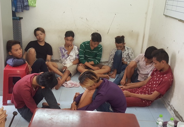Băng cướp đuổi chém khi biết nạn nhân đến công an báo án - 1 Nhóm cướp vừa bị bắt giữ