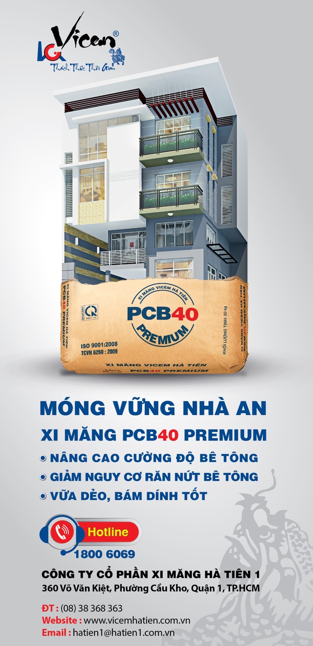 Xi măng Vicem Hà Tiên PCB40 Premium: Nền móng cứng cho nhà vững dài lâu - 2 Xi măng Vicem Hà Tiên PCB40 Premium: Nền móng cứng cho nhà vững dài lâu - 2