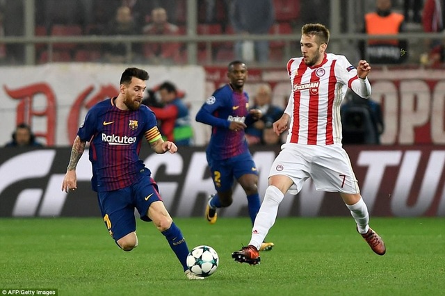 Messi và Suarez vô duyên, Barcelona chia điểm thất vọng tại Hy Lạp - 2
Messi đã có một trận đấu khá thất vọng