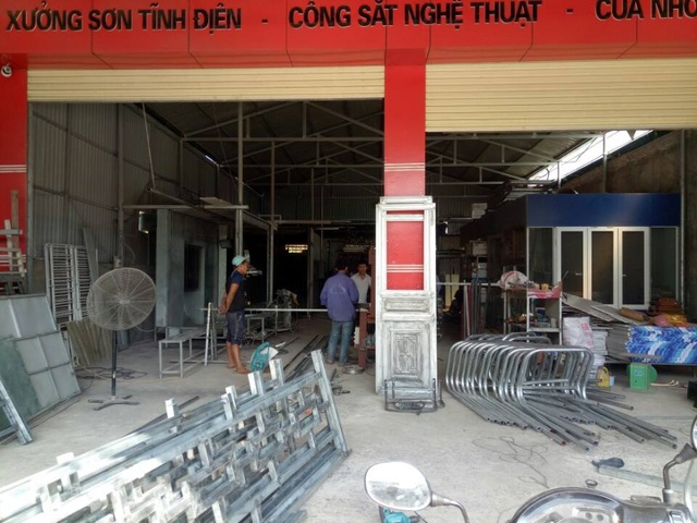 Bể bơi di động: Mô hình cần nhân rộng - 3
Xưởng cơ khí sản xuất khung bể của công ty TNHH Vina Hồng Dương