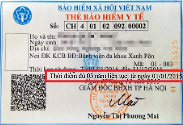 Chấn chỉnh việc không ghi quyền lợi cho người có trên 5 năm tham gia BHYT - 1 Chấn chỉnh việc không ghi quyền lợi cho người có trên 5 năm tham gia BHYT - 1