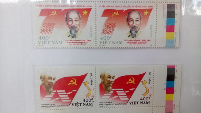 2 bộ tem về cuộc đời và sự nghiệp Chủ tịch Hồ Chí Minh - 4 Những con tem có in hình Bác được lưu giữ rất cẩn thận