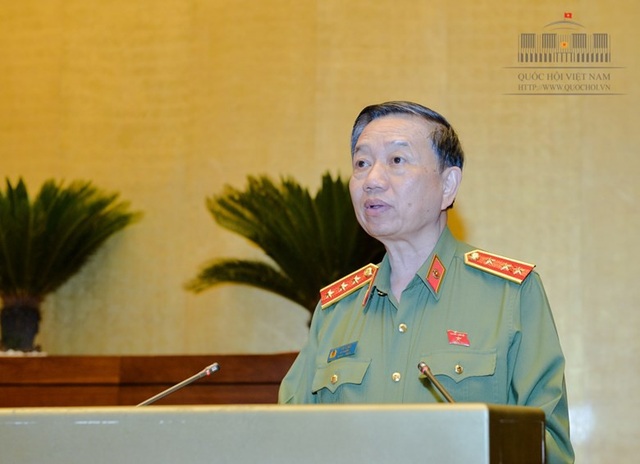 Phát hiện cá nhân tiếp tay cho Trịnh Xuân Thanh bỏ trốn sẽ kiên quyết xử lý - 2 Bộ trưởng Công an Tô Lâm (Ảnh: Quochoi.vn).