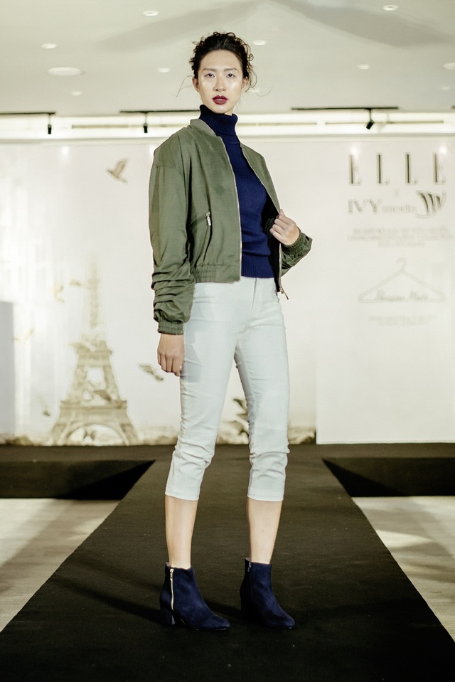 Quán quân, Á quân Next Top hóa thân thành những quý cô Paris - 8 Những mẫu thiết kế với chủ đề Military Chic, lấy cảm hứng từ những gam màu quân đội.