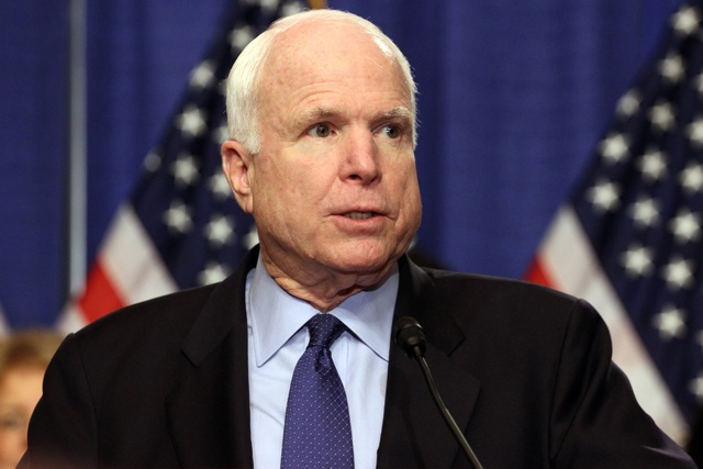 Nội bộ Mỹ tranh cãi về quyết định rút khỏi TPP - 1
Thượng nghị sĩ John McCain. (Ảnh: AFP)