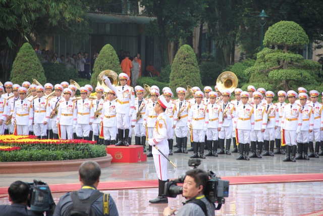 Toàn cảnh lễ đón Chủ tịch Trung Quốc Tập Cận Bình tại Phủ Chủ tịch - 4