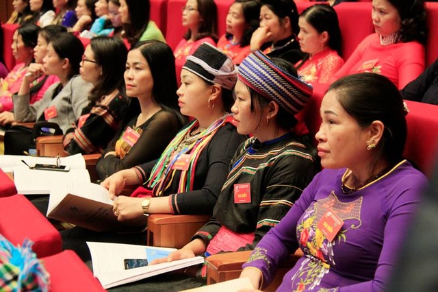 Các đại biểu tham dự Đại hội Đại biểu Phụ nữ toàn quốc