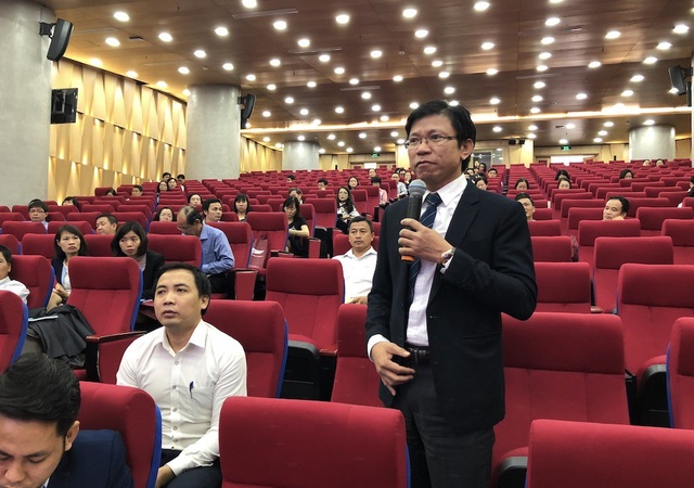 Điều chỉnh Đề án Ngoại ngữ 2020 và kéo dài đến 2025 - 1 Các đại biểu phát biểu tại hội thảo về tổng kết đánh giá triển khai tiếng Anh tăng cường trong các trường cao đẳng đào tạo giáo viên và các cơ sở giáo dục đại học giai đoạn 2008-2016
