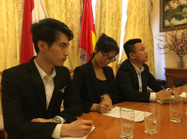 Sinh viên Việt tại nước ngoài: Dù ở đâu cũng luôn ý thức lịch sử dân tộc - 3 Đại diện SV Việt Nam tại Hungary tham gia giao lưu