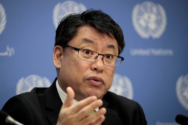 Phó Đại sứ Triều Tiên tại Liên Hợp Quốc Kim In-ryong (Ảnh: AFP)