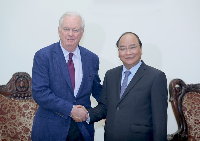 Thủ tướng: Mong muốn đưa ĐH Fulbright trở thành trường đại học kiểu mẫu - 1
Thủ tướng Nguyễn Xuân Phúc tiếp GS. Thomas Vallely, Đại học Harvard (Hoa Kỳ)