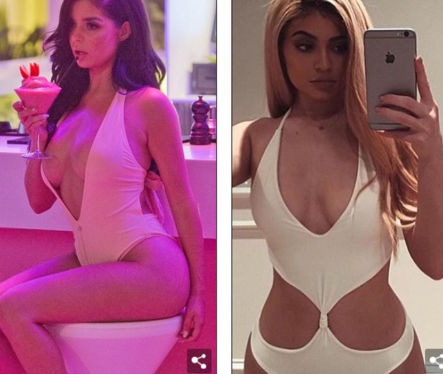 Đường cong “chết người” của bạn gái cũ Rapper gốc Việt - 6
Nhiều người thấy Demi Rose khá giống em cô Kim - Kylie Jenner