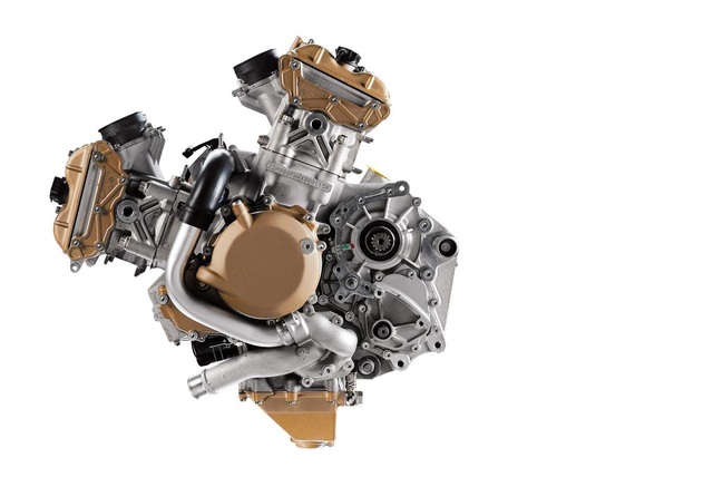 Động cơ V4 - Kỉ nguyên mới của Ducati? - 3
Động cơ V4 1.103cc trên Panigale 2018