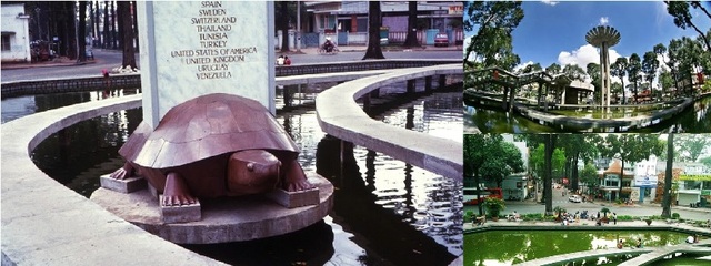 Những địa điểm hẹn hò lý tưởng cho ngày 8/3 ở TP. Hồ Chí Minh - 4 Mới đây, Hồ Con Rùa được thay áo mới càng khiến người dân thích thú.