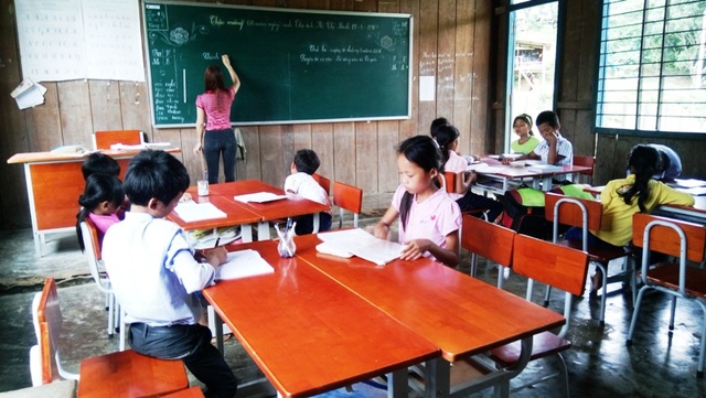 Quảng Bình: Đề xuất bỏ mô hình trường trung học phố thông kỹ thuật - 1 Một trường học ở Quảng Bình chưa đảm bảo cơ sở vật chất nhưng vẫn thực hiện mô hình VNEN