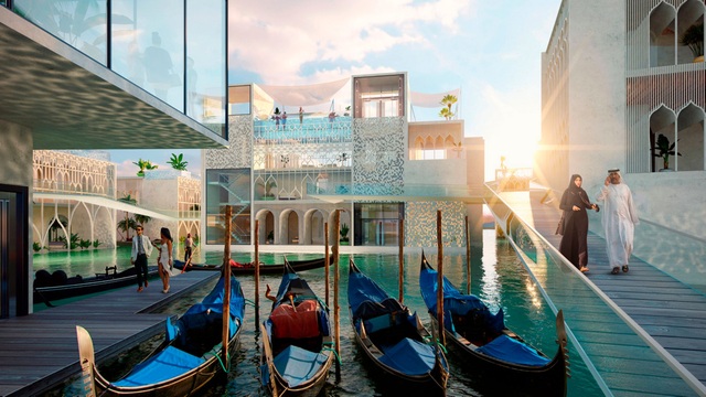Dubai lên kế hoạch xây dựng thành phố nổi Venice của riêng mình - 8 Các thiết bị được nhập khẩu trực tiếp từ Italia