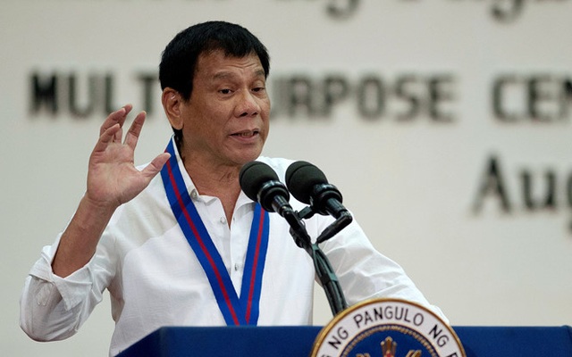 Tổng thống Philippines Rodrigo Duterte (Ảnh: Reuters)