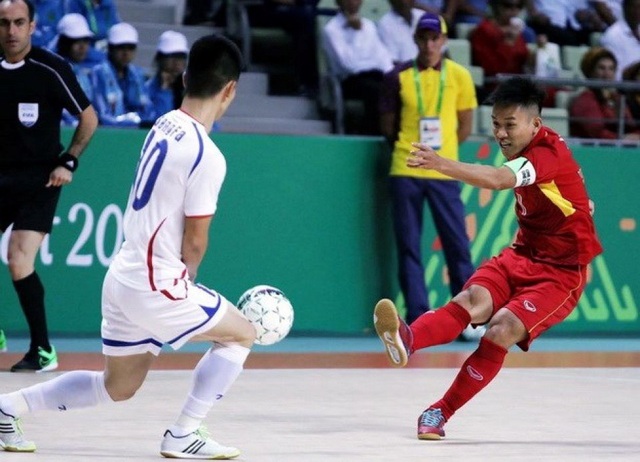 10 sự kiện thể thao Việt Nam năm 2017 - 8 Futsal nam là một trong những môn của Việt Nam tham dự AIMAG 5