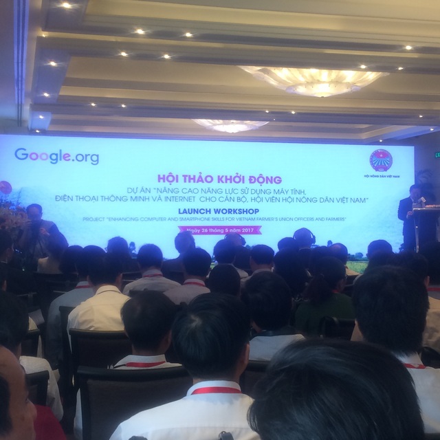 30.000 nông dân Việt Nam sẽ được Google giúp đào tạo sử dụng Internet - 1 Toàn cảnh hội thảo khởi động dự án