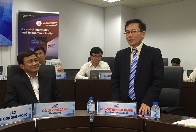 Một trường đại học Việt Nam xuất bản tạp chí khoa học online toàn cầu - 2 Giáo sư Nguyễn Ngọc Thành, Tổng biên tập JIT cam kết, việc bình duyệt các bài báo sẽ minh bạch và duy trì các tiêu chuẩn đánh giá cao nhất