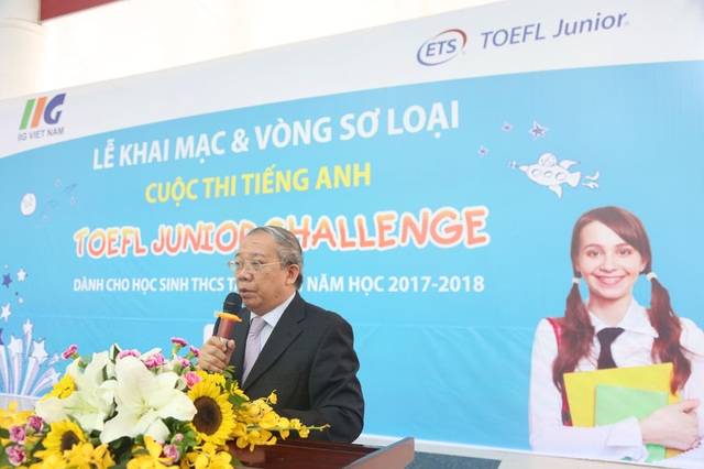 TOEFL Junior Challenge 2017-2018: Hơn 11.000 học sinh thủ đô tham dự vòng 1 - 1
GS.TS khoa học Trần Văn Nhung – Tổng thư ký Hội Đồng chức danh Giáo sư Nhà nước – Nguyên thứ trưởng Bộ Giáo dục và Đào tạo