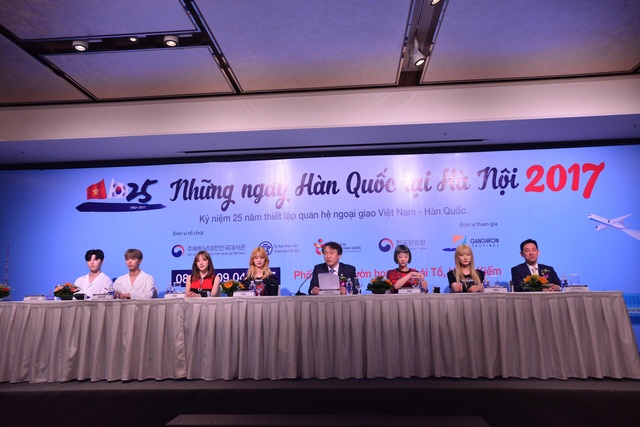 Tưng bừng “Những ngày Hàn Quốc tại Hà Nội 2017” - 1 Họp báo giới thiệu Những ngày Hàn Quốc tại Hà Nội 2017